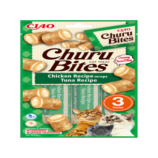Churu Snacks Bites de Atum para gatos – Multipack 12